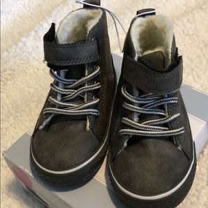 Koala Kids Shoes - Grey suede toddler booties Koala Kids Shoes - Grey suede toddler booties